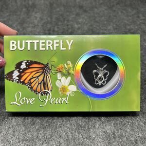 Butterfly Love Pearl Necklace Kit DIY Jewelry Unique Gift Manufactured 7-23-23